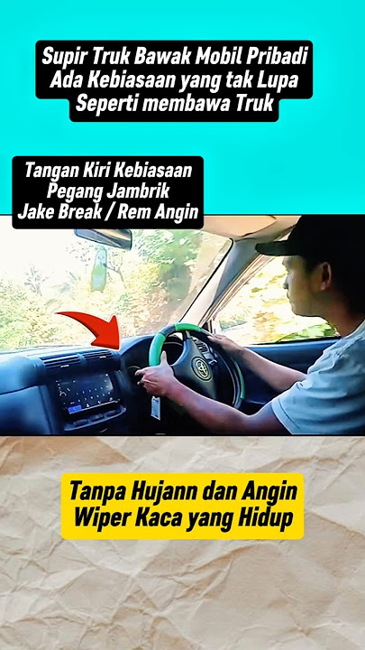 Supir Truk membawa Mobil Kecil, Pasti merasa canggung dan lucu sendiri #short #truk #supir #driver