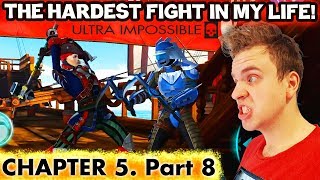 Shadow Fight 3. Defeating Sleeping Knight and Amphibian on Ultra Impossible. Chapter 5 Gameplay. screenshot 4