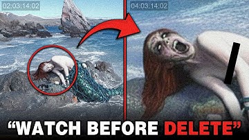 REAL Mermaid Trapped in Fishing Nets Washed Ashore — Caught on Camera