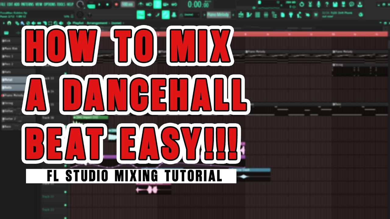 How to mix your dancehall beat EASY | Beat Mixing |Flstudio Tutorial ...