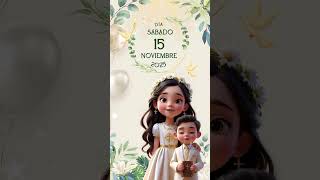 MD3 PRIMERA COMUNIÓN HERMANOS NIÑO NIÑA DEN Y LASTRA