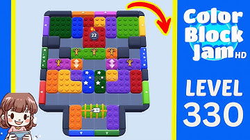 Color Block Jam Level 330 Solution Walkthrough