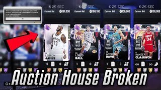 the auction house is broken and now galaxy opals are SUPER CHEAP in nba 2k19 myteam....