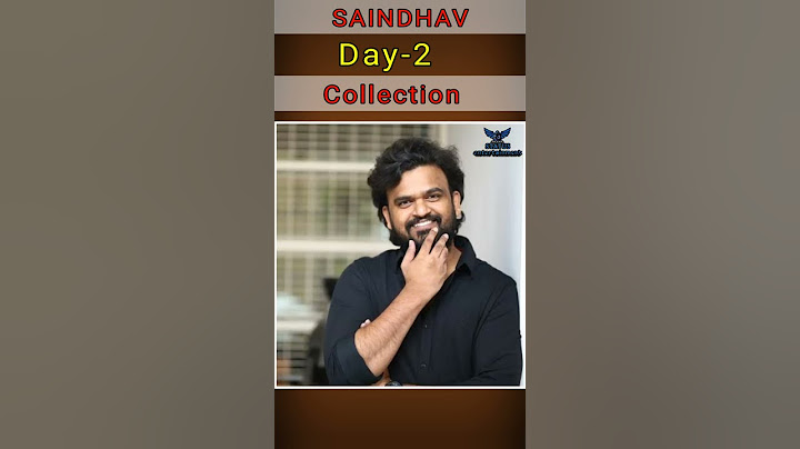 #saindhav day-2 collectiona