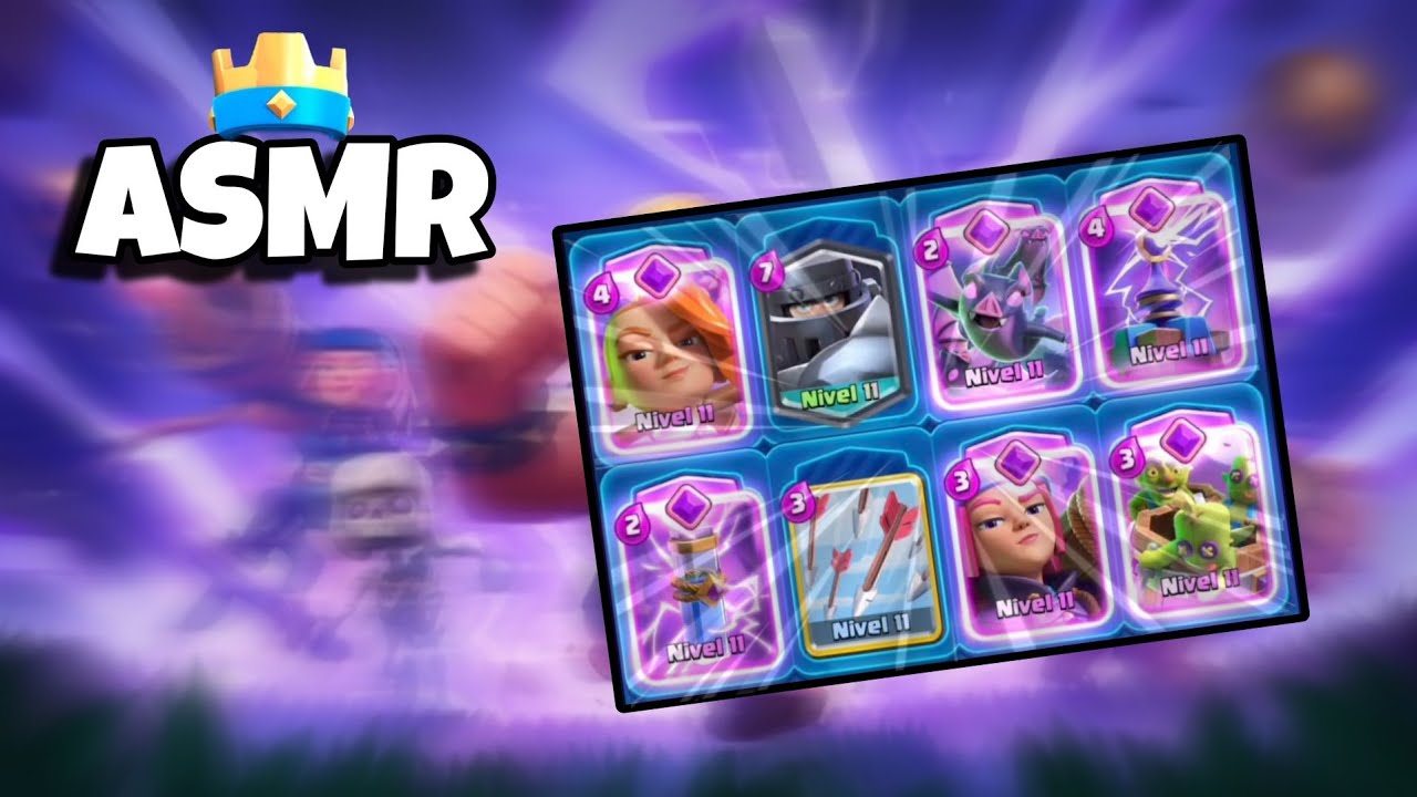 ASMR jugando Clash Royale | evoluciones por doquier ✨