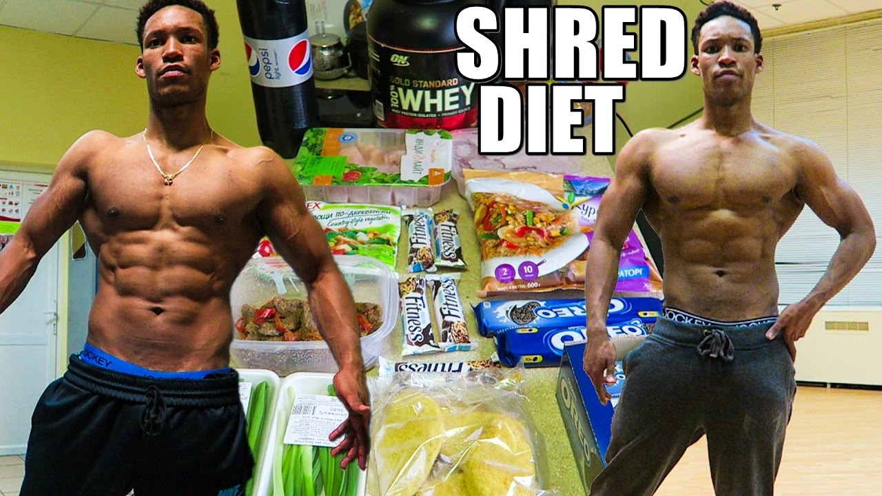 SHREDDING DIET FULL DAY OF EATING Meal By Meal YouTube