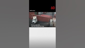 Hai thùng container va nhau ở depot #news #tintuc #60giay #shorts