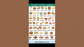 بعض أسماء الطعام باللغة الإنجليزية انجليزي English 