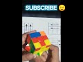 Easy solve of rubiks cube with magic trick rubikcube short cube trick