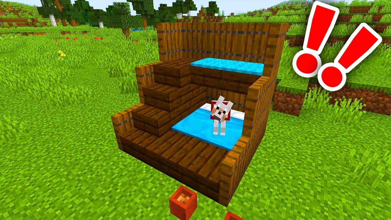 マイクラ 最高級の犬小屋の作り方 Youtube