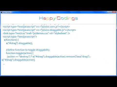 JavaScript | Disable, enable and destroy the draggable object