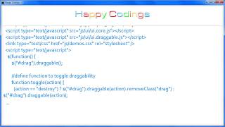 JavaScript | Disable, enable and destroy the draggable object