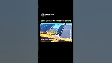 Solar Cleaner Powered by Solar! ☀️🤖
