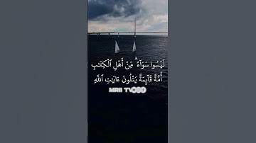 ماهر المعيقلي - سورة آل عمران ( برواية حفص عن عاصم ) الأية 113