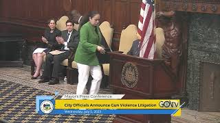 Mayor's Press Conference 7/5/23 - City of Philadelphia Sues Primary Distributors of Ghost Guns