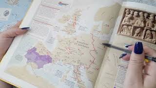 ASMR ~ Medieval Maps! Silk Road, Charlemagne, Crusades ~ Soft Spoken Map Tracing screenshot 1