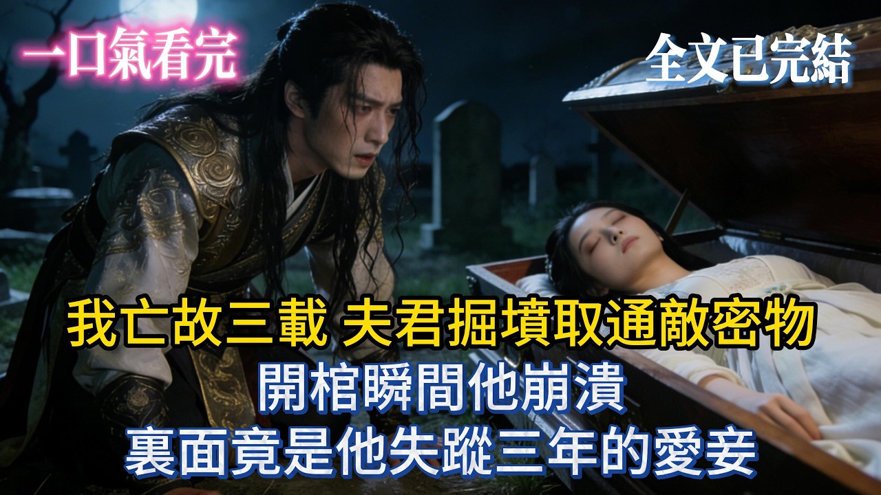 【完結小說】我亡故三載，夫君掘墳取通敵密物。開棺瞬間他崩潰，裏面竟是他失蹤三年的愛妾。#小说 #爽文 #小说推荐 #古風