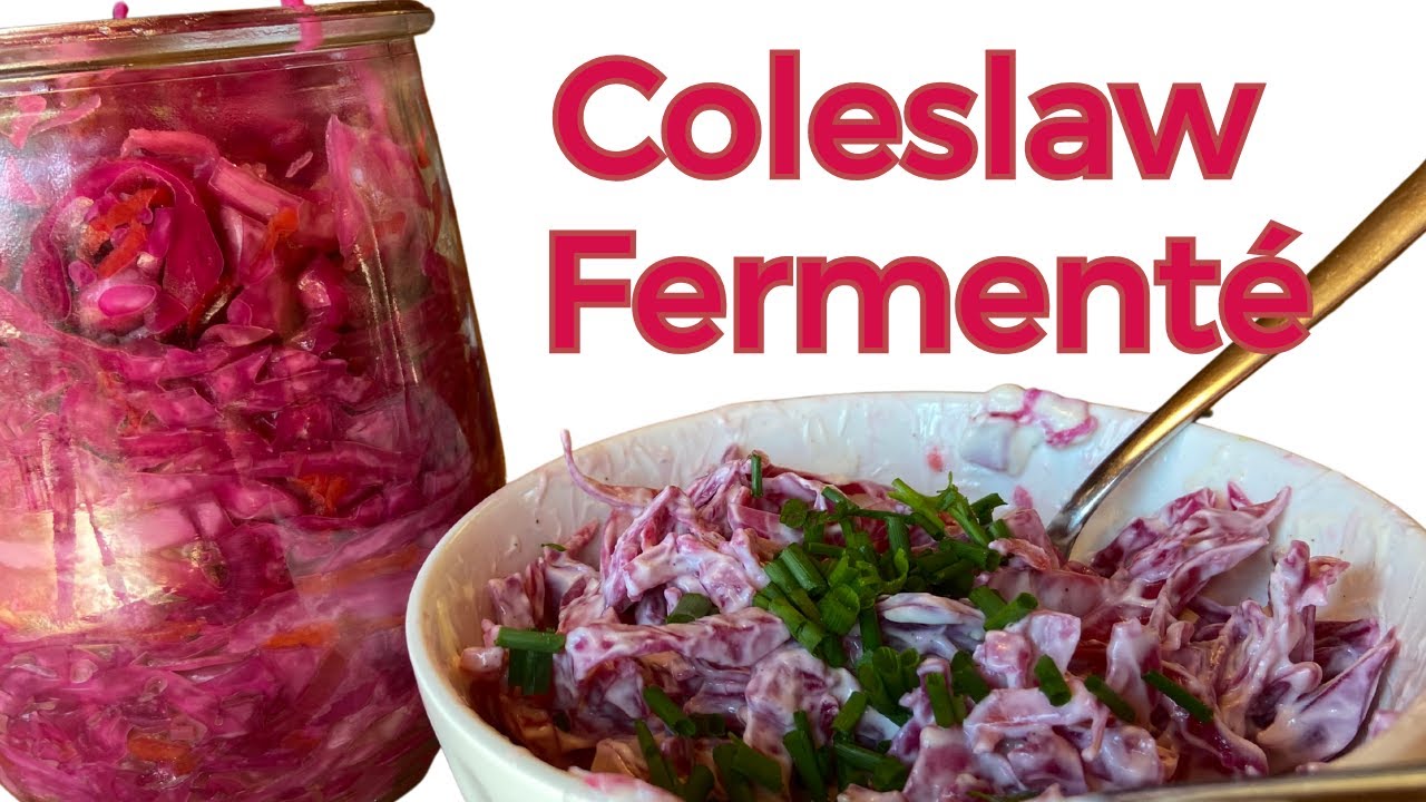 Coleslaw fermenté maison : la recette de crudités simple, saine et toujours prête au réfrigérateur !