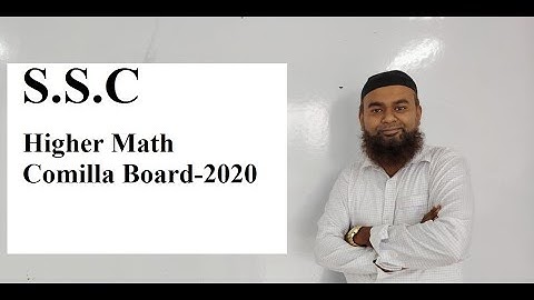 উচ্চতর গণিত। কুমিল্লা বোর্ড 2020। Learn with Tareq sir । Matrix Coaching Center Pabna। Ex-10.2। SSC