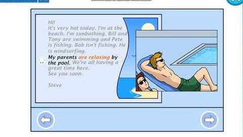 Excel 5 grade  9b Present Continuous p112