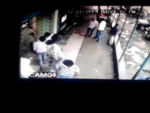 Attack on RTI activist Sulaiman Bhimani's office -- CCTV footage outside his office