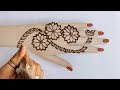 Creative Back Hand Floral Mehndi Design | Simple and Gorgeous | #mehndi #henna #design #art #trend