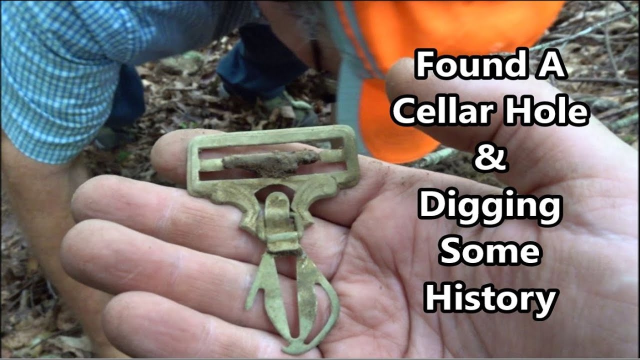 Unexpected Cellar Hole Site Digging History - Metal Detecting Minelab ...