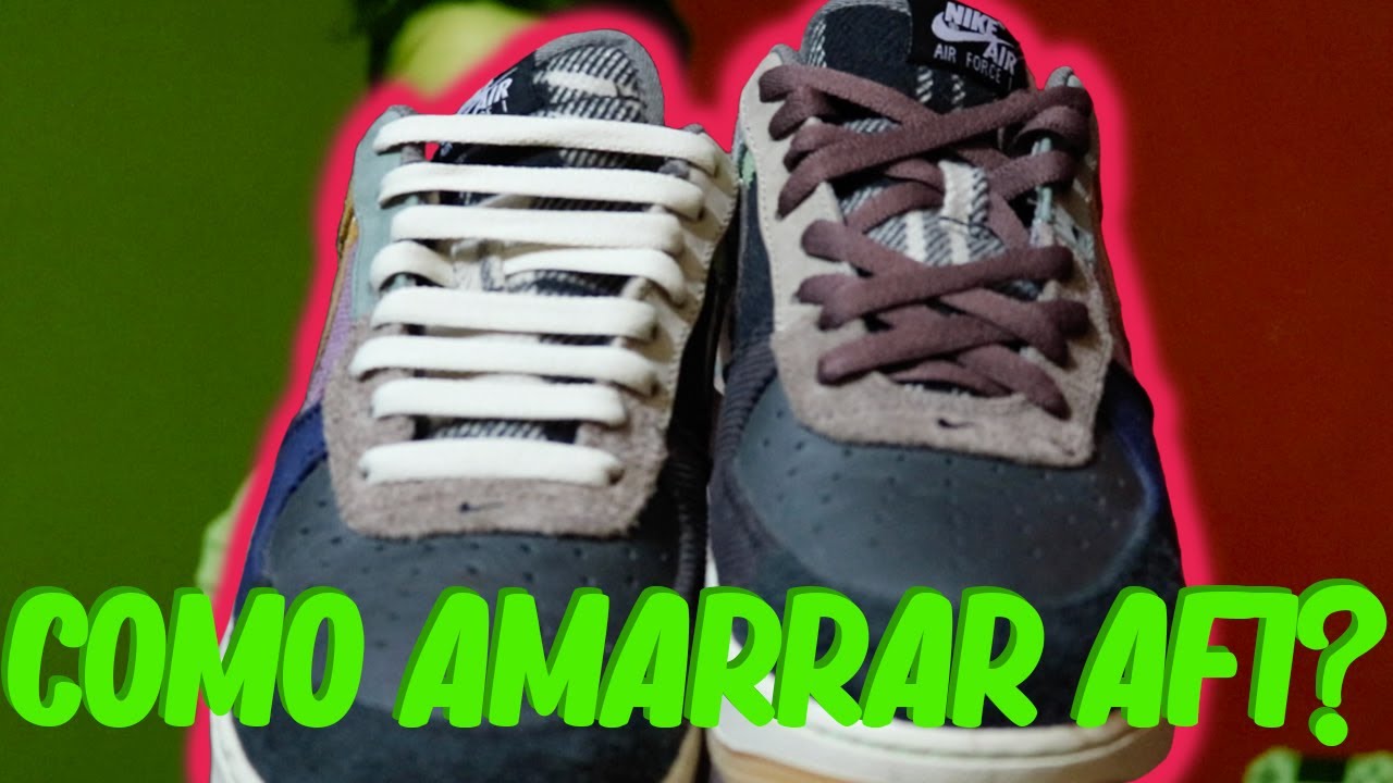 AMARRAR AF1 MANERA LLAMATIVA? YouTube