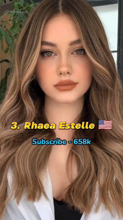 10 YouTuber Wanita Tercantik di Dunia 🥰💜#cantik #youtuber #shorts #thereeo