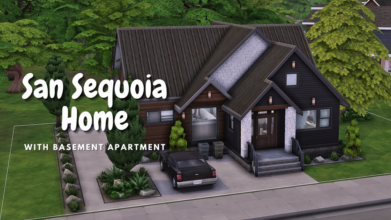 San Sequoia Home || The Sims 4 - Speedbuild - YouTube