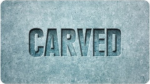 How to: Carved Text (Photoshop)
