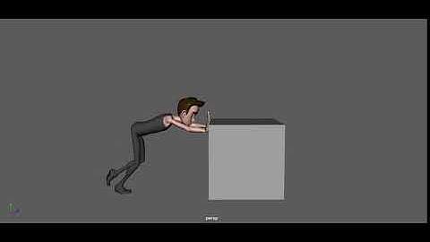 Push Heavy Object Animation