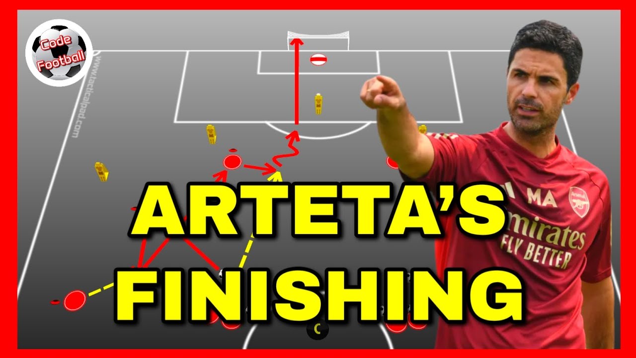 Mikel Arteta’s Clinical Finishing Drill | Arsenal Attacking Pattern ...