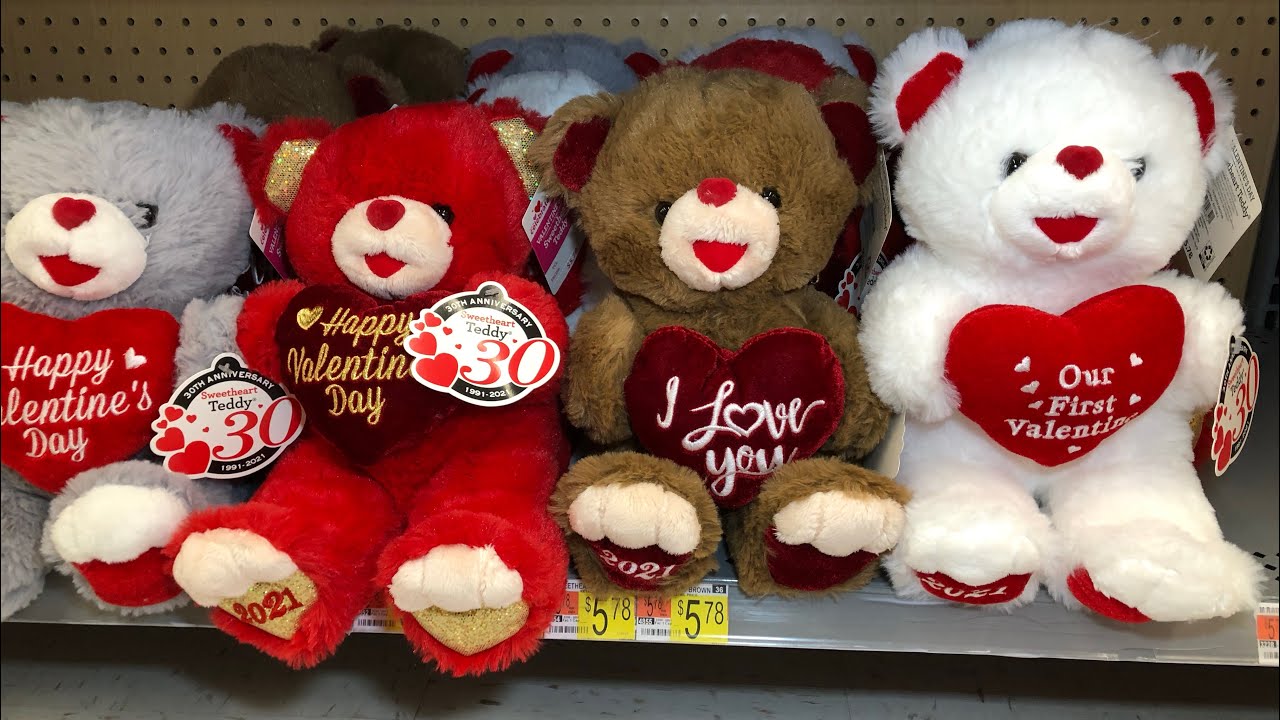 14" Valentine Stuffed Plush Love U Teddy Bear w Hat Oso Felpa Peluche Muñeco RD 