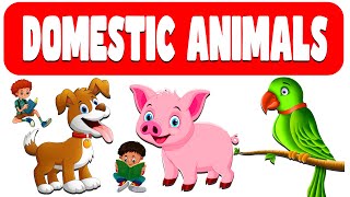 Domestic Animals Name | Kids Learning | Learn Animals Name screenshot 3