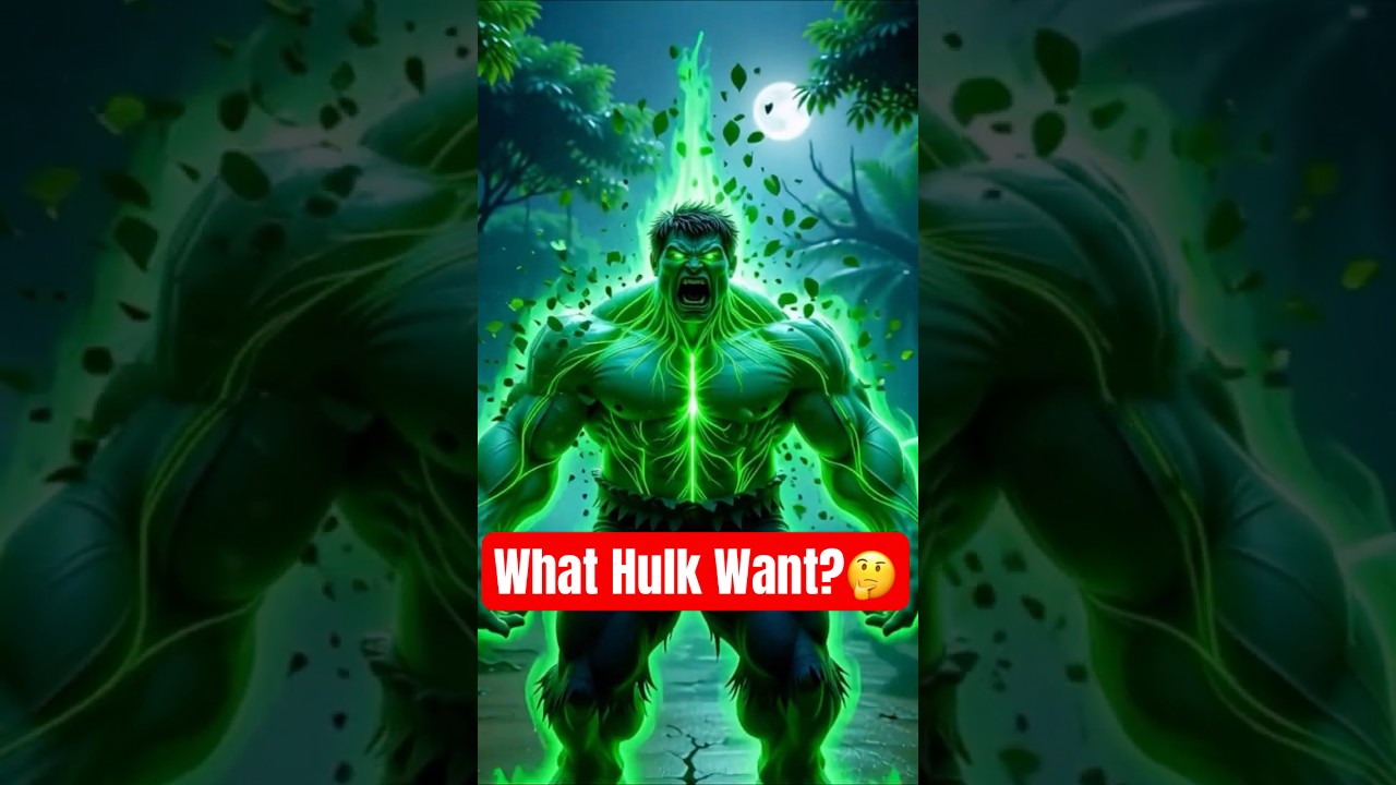 Hulk Don't Want Power 😱 (Know The Dark Truth) 