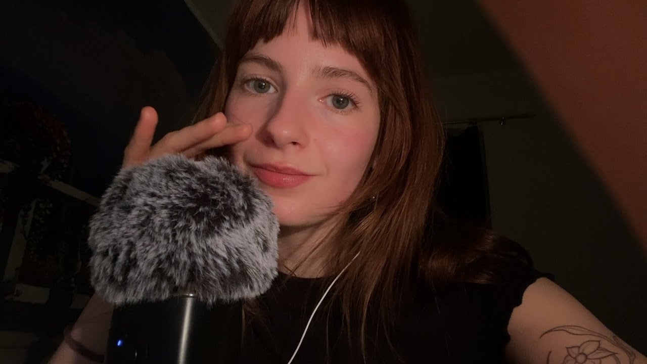 ASMR | fluffy mic, slow soft clicky whispers, rambling for deep sleep (like my old videos) ⭐️
