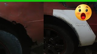 ✅Reparando el Guardalodo del Toyota Corolla (NO MAS ÓXIDO)