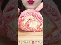 ASMR PINK DESSERT *ROLL CAKE 롤케이크 먹방 EATING SOUNDS #shorts