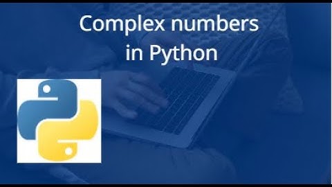 Complex numbers with Conjugate function in Python