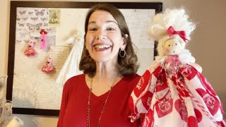 How to Make a Vintage Valentine Handkerchief Doll
