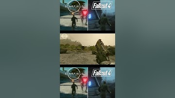 Starfield vs Fallout 4 Details and Physics Comparison #5 #gaming #youtube #shorts #trending