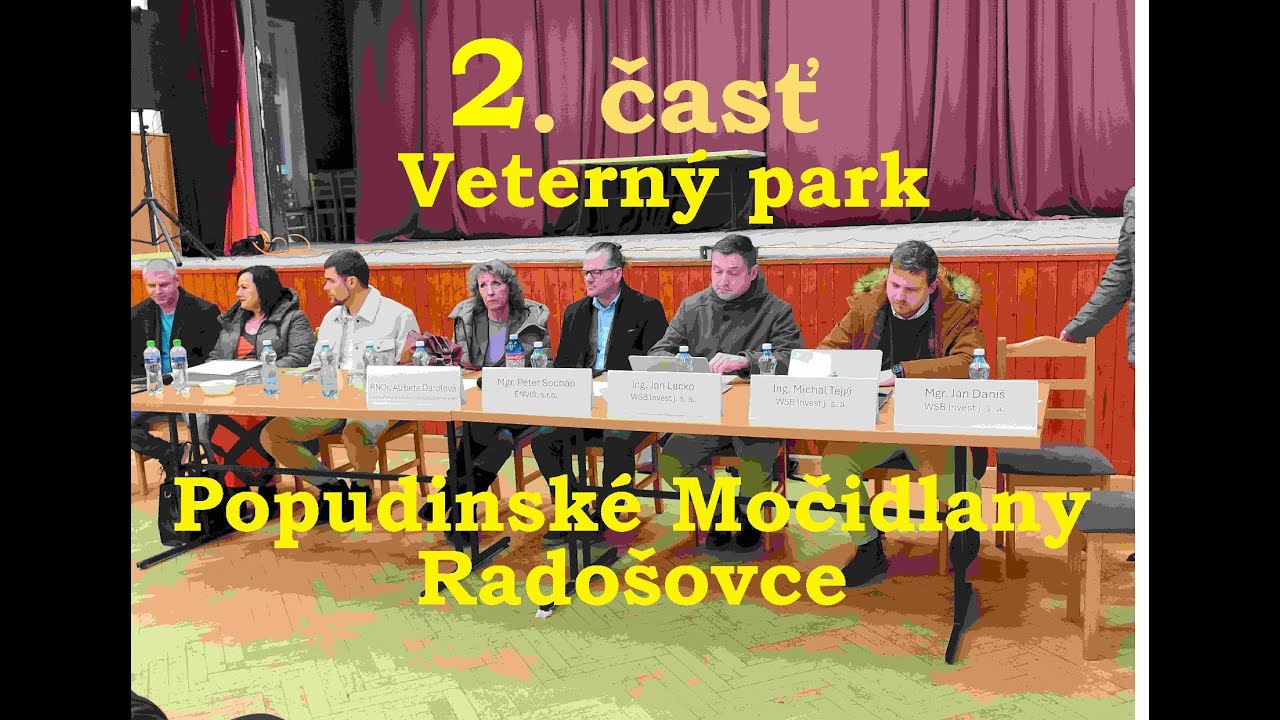 2 časť - Veterný park Pop Močidlany Radošovce