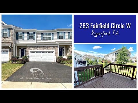 283 Fairfield Circle, Royersford, PA home video tour