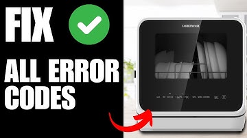 Farberware CounterTop Dishwasher FIX Error e1, Error E4, Error E3, Error E9