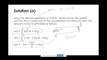 CVEN9422 Lecture week 1: Modelling the motion of a single vehicle (part 2)