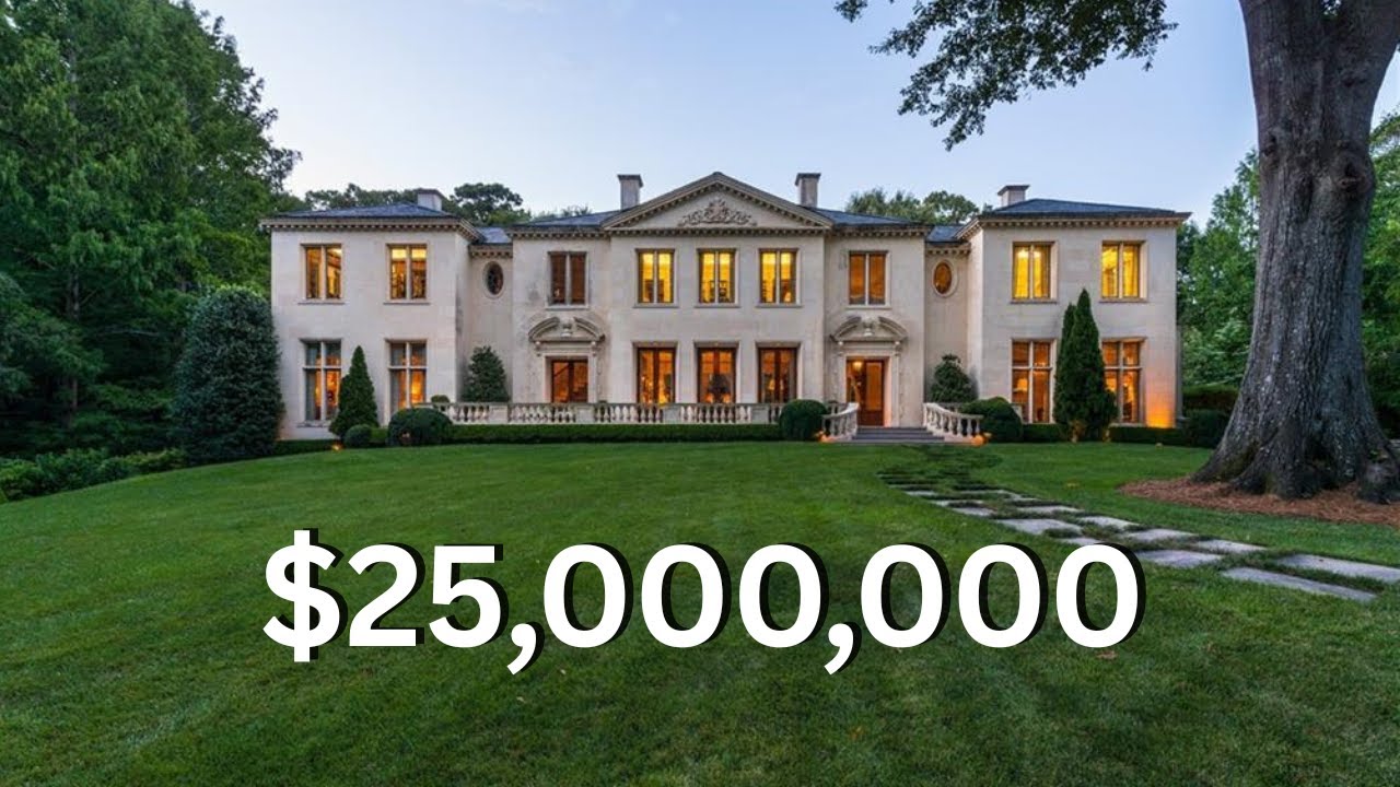 $25 Million EPIC ESTATE MANSION in Buckhead - Atlanta I Atlanta Luxury Homes I Atlanta Real Estate