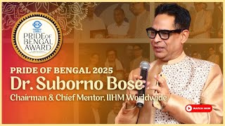Throwback to a Visionary Moment at the Pride of Bengal Awards I Dr. Bose's address