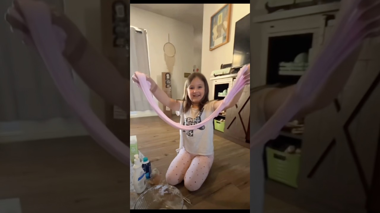 She did it. Made successful slime. Great recipe from 