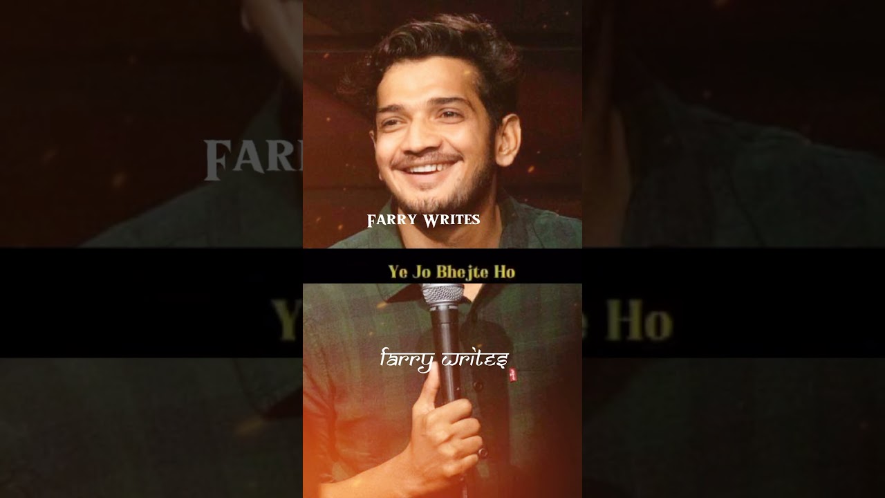 Munawar Faruqui Shayari | Munawar Faruqui New Show| Sad Shayari Status| Farry Writes Shayari 